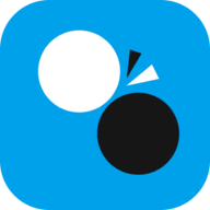 不要掉下来-休闲虐心小游戏，射出黑球保持白球不落地